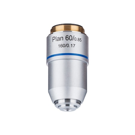 Amscope 60X Plan Achromatic Compound Microscope Objective Lens PA60X-V300