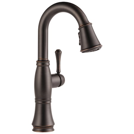 Delta Cassidy Single Handle Pull-Down Bar / Prep Faucet 9997-RB-DST