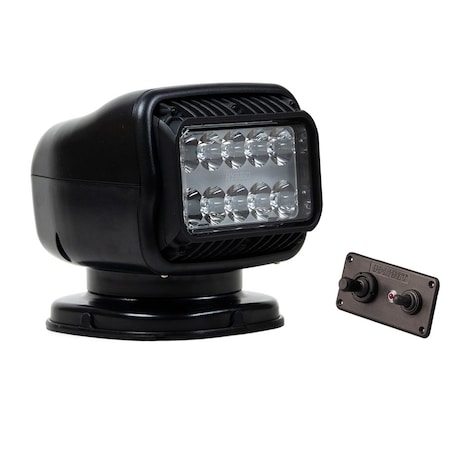 Golight GT Series LED Hybrid Light Permanent Mount w/Hardwired Dash Mount Remote - 12V - Black 20218GT