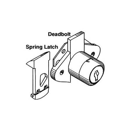Compx Security Products Disc Drawer Lock 7/8in MFW23007-KD