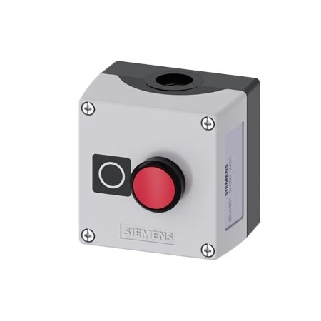 Siemens Enclosure for command devices, 22 mm, round, Enclosure material 3SU1801-0AC00-2AB1