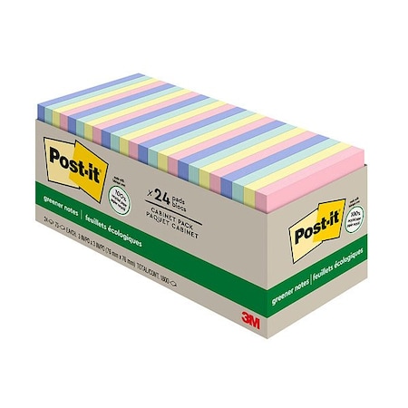 3M Post-it Notes 654R-24CP-AP