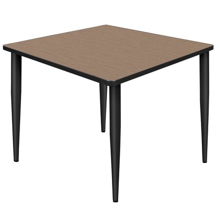 Regency Square Kahlo Breakroom Table, 36 in W, 36 in L, Noble Oak TPL3636NOBK