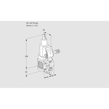 Honeywell Kromschroder Solenoid Valve for Gas, Class A, IP65, 500 mbar Max Pressure KS88018154