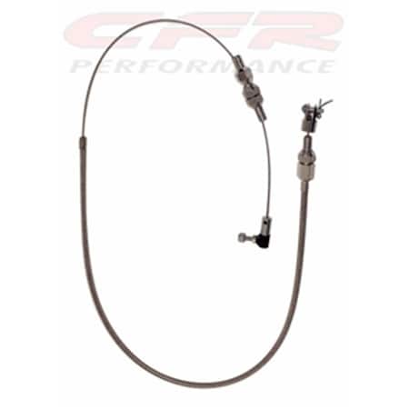 Hands On 24 in. Stainless Braided Throttle Cable Kit - Universal HA1320703