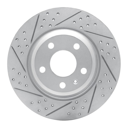 Dynamic Friction Co DFC Geoperformance Rotor - Drilled and Slotted 830-73061L