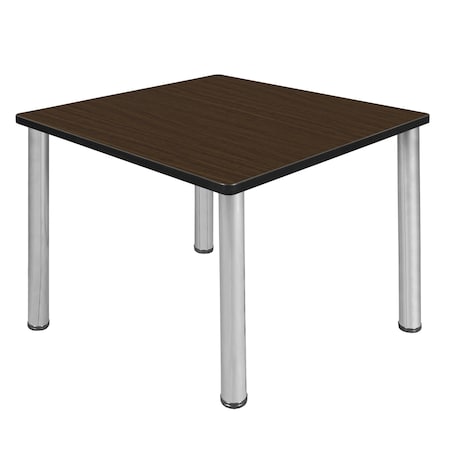 Regency Square Kee Medium Breakroom Table, 36 in W, 36 in L, Neo Walnut TB3636NWBPCM