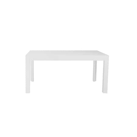 Homeroots 63" White Wood Dining Table 654238