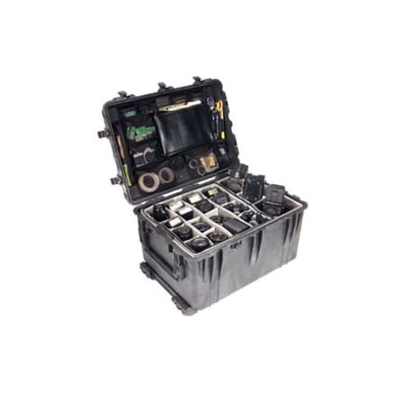 Pelican Black Protective Case, 31.59" L x 22.9" W x 19.48" D 1660NF