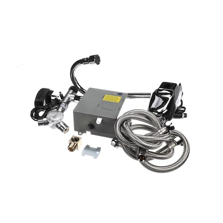 T&S Brass TandS Brass ChekPoint Sensor Faucet, 4in Wall Mount, Gooseneck, AC/DC Control Module, 2.2 GPM EC-3105