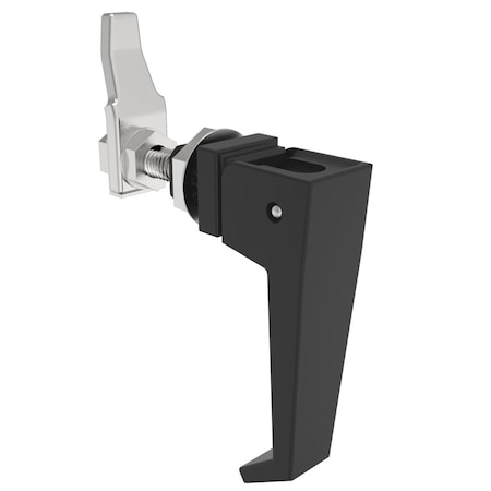 Southco Compression Latch, Lift & Turn, Medium Size, Zinc Alloy , Powder Coat, Black 62-30-35
