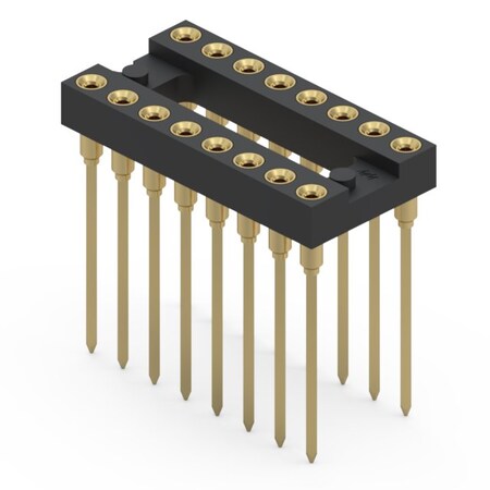 Mill-Max Decoupling Capacitor Dip Sockets-123-13-316-41-001000 123-13-316-41-001000