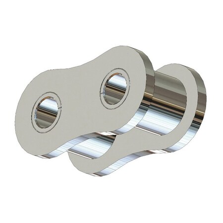Senqcia Inspire Series SBR Single Strand Riv Link, 60SS chain, .75P, 1.06 OAW, .234 Pin, 304SS 60SSRL
