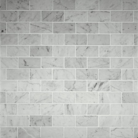 Msi Carrara White SAMPLE Polished Marble Mesh-Mounted Mosaic Tile ZOR-MD-0438-SAM