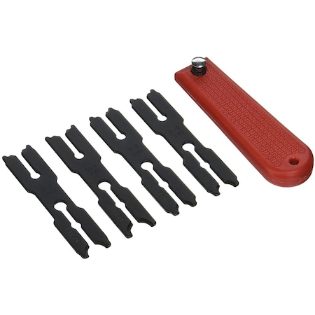 Neiko E-Clip Remover & Installer Tool Set, 4 Piece, SAE, 1/4'' to 3/8'' 01970A