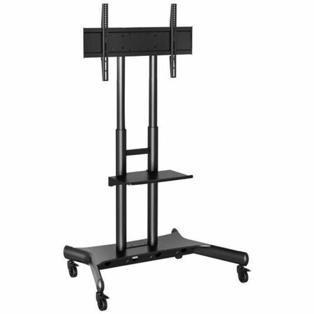 Atdec X-Large range TV/AV cart, supports displays 50 to 80 & 165 lbs, for mounting XL heavy AD-TVC-75