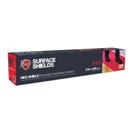 Surface Shields Surface Shields NeoShield Floor Protection 1.5 mil X 27 in. W X 20 ft. L Rubber Red 1 pk NSR2720