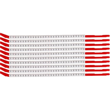 Brady ClipSleeve Wire Markers Size 10 Nylon 16 AWG - 14 AWG, I Pack of 300 Each, 300PK SCN10-I-CAP