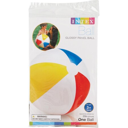 Intex 20'' Glossy Colored Panel Beach Ball 59020EP
