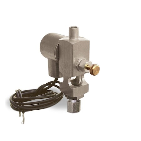 Oil-Rite 120V/60Hz Adjustable Sight Feed Valves w/Solenoid Shutoff - Vented, Pipe Mount, 1/8in. Male NPT B1835-15B1S1206W