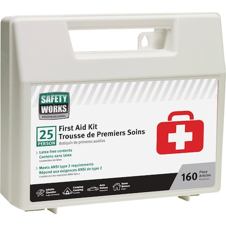 Safety Works Professional First Aid Kit, 160-Piece 10049585