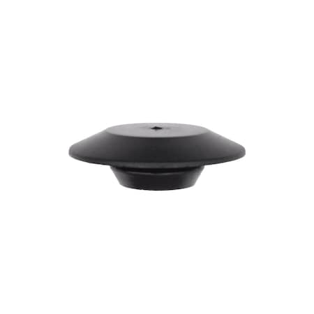 Auveco Flush Sheet Metal Plug Plastic 3/8in Hole Black, 100PK 14923