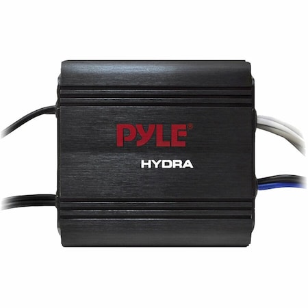 Pyle 2 Channel 400 Watt Waterproof Micro Marine Amplifier PLMRMP1B