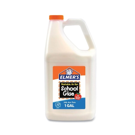 Elmers School Glue, 1 gal, Dries Clear E340NR
