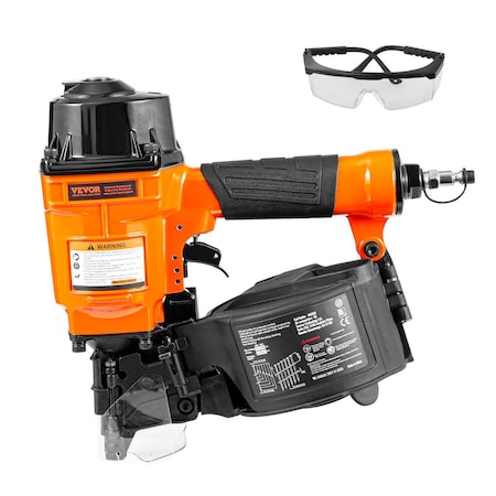 Vevor Coil Siding Nailer 1 inch to 2-1/4-inch 15 Degree Pneumatic Nail Gun MCN55