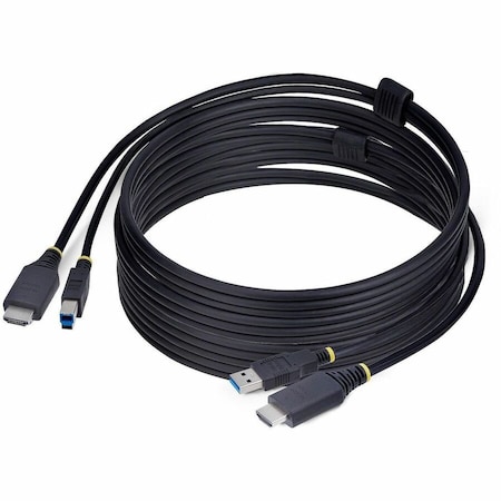 Startech.Com 10FT (3M) HDMI AND USB 5GBPS KVM CABLE, 4K 60HZ, HDMI 2.0 AND USB COMBO CABLE FO HU12210-KVM-CABLE