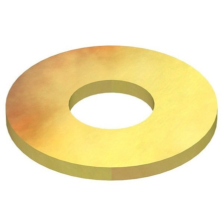 Huyett Flat Washer, For Screw Size 3/8 in , Steel Zinc Yellow Finish 447006