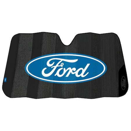 Plasticolor Removable Accordion Fold Universal 2712 X 58 For Full Windshield Black Ford Logo 003858R01