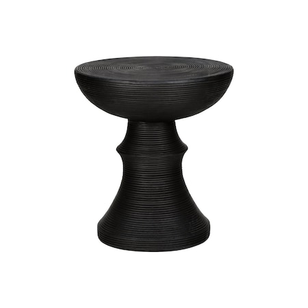 Monarch Specialties Accent Table 25"h, Indoor or Outdoor, Side Table, Nightstand, Round, Black, Contemporary I 4146