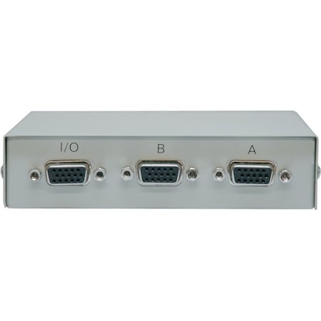Tripp Lite 2-PORT MANUAL VGA/SVGA VIDEO SWITCH  3X HD15F METAL B112-002-R