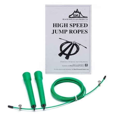 Black Mountain Products Speed Jump Rope Cable, Green BL39242