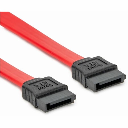 Rocstor PREMIUM 18IN 46CM SATA SEIAL ATA CABLE - SUPPORTS FULL SATA 3.0 BANDWIDTH UP T Y10C863-RD