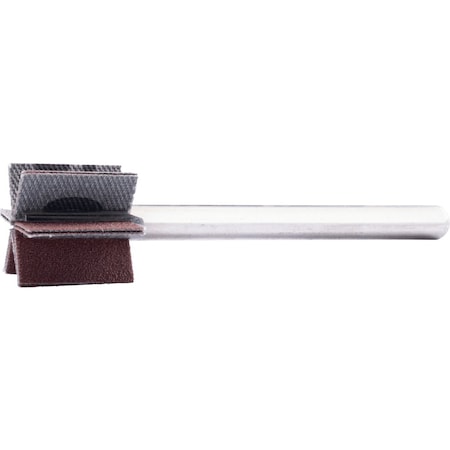 Pferd PFERD Bore polisher, 3/4in x 3/4, 1/4in shank, 150 Grit, Aluminum oxide 46413