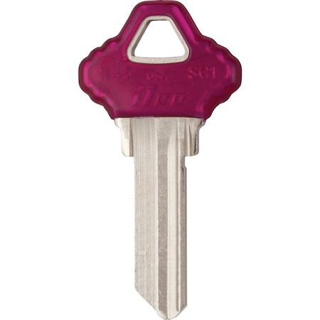 Ilco Schlage Design Decorative House Key SC1-Violet, 5PK IAK00004720