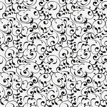 Con-Tact Brand Grip Print 18'' x 4 Ft. Black Non-Adhesive Shelf Liner 04F-C7HR6-01