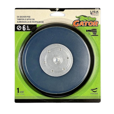 Gator Finishing 6-Inch  Sanding Backer Pad 391305