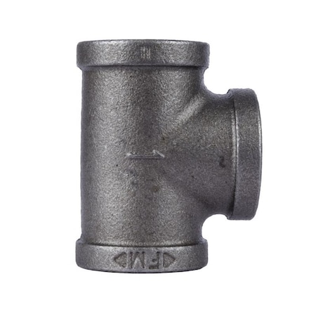 Stz Industries 1 in. FIP each X 1 in. D FIP 1 in. D FIP Black Malleable Iron Tee 310UPT-1