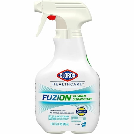 Clorox Bleach Disinfectant, 32 oz. Trigger Spray Bottle, Unscented, Translucent, 9 PK 31478