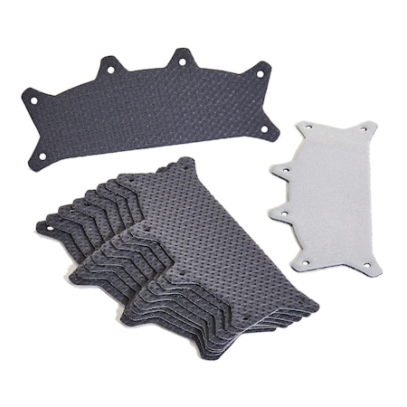 Msa Safety Fas-Trac III Suspension Sweatband Accessory, (10/pkg), moisture-wicking pad 10153518