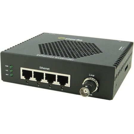 Perle Systems Perle eX-4S110-BNC-XT Ethernet Extender - 4 x Network (RJ-45) 06003750