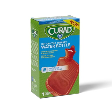 Medline CURAD Hot/Cold Therapy Water Bottle, 2 qt., 4PK CUR964