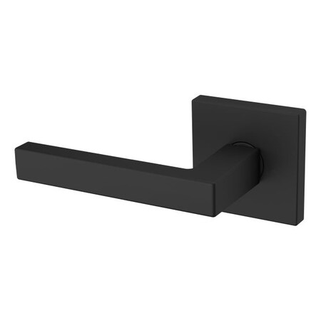 Baldwin Baldwin Preconfigured L023 Lever with R017 Rose Left Hand Half Dummy Lock Satin Black Finish L023190LDM