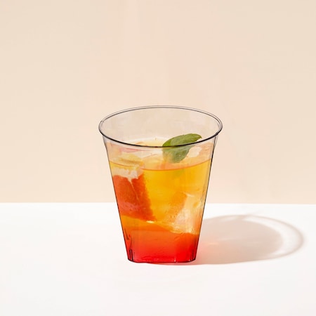 Smarty Had A Party 2 oz. Clear Square Bottom Disposable Plastic Shot Cups (500 Cups), 500PK 6951R-CASE