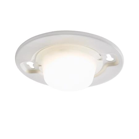 Rayo 1.33 x 4.72 x 4.72 in. Ceiling Light - White RA2741506