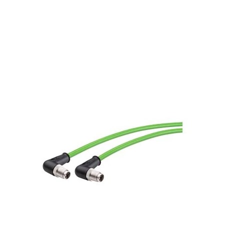 Siemens IE TP Cord M12-90/M12-90 Pre-assembled IE Flexible Cable with 2 M12 6XV1878-5GN15