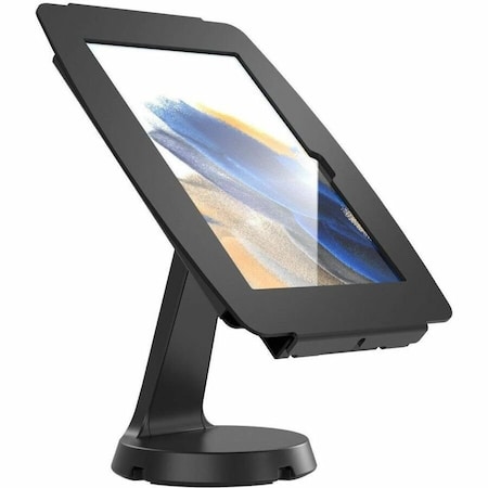 Compulocks GALAXY TAB A8 10.5IN SPACE ENCLOSURE MAST COUNTER STAND - BLACK 333B105GA8SB